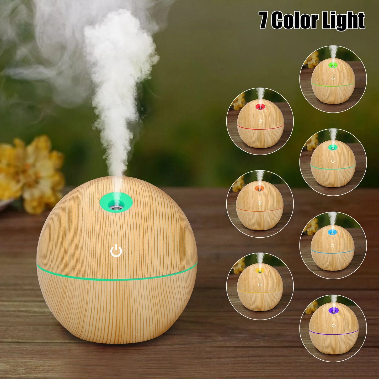 Ultrasonic Essential Oil Diffuser – Quiet, Portable & USB Powered