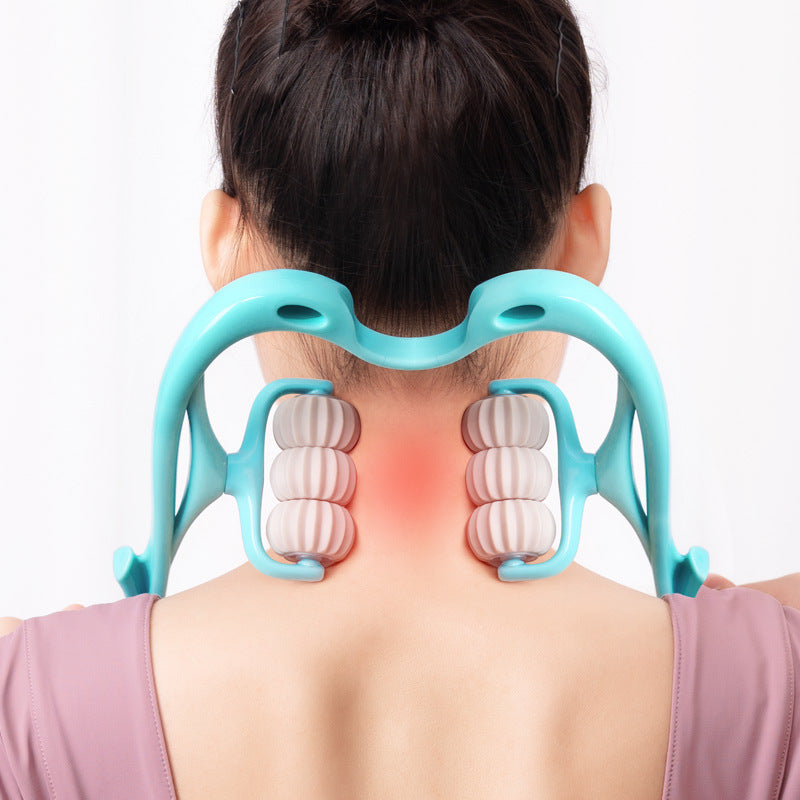 Multifunctional Neck Massage Roller-Roll Away Tension Anytime, Anywhere