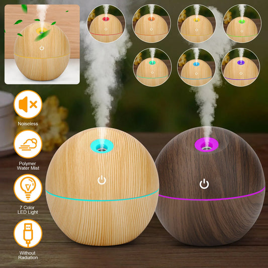 Ultrasonic Essential Oil Diffuser – Quiet, Portable & USB Powered