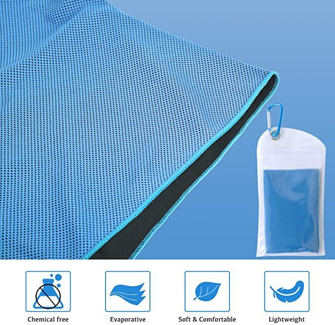 Instant Cooling Sports Towel – Quick Absorb & Portable Relief | Tranquil Finds