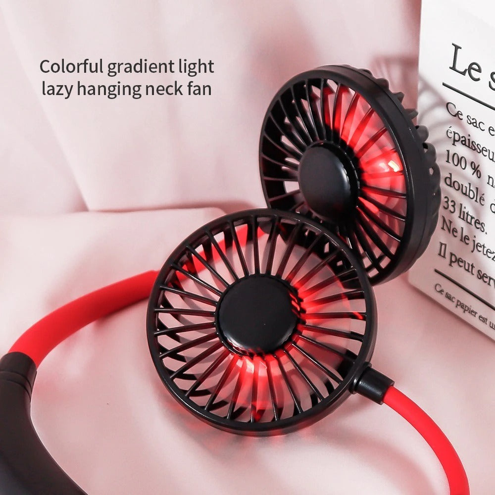 Portable Neck Fan with 3 Speeds & 360° Cooling