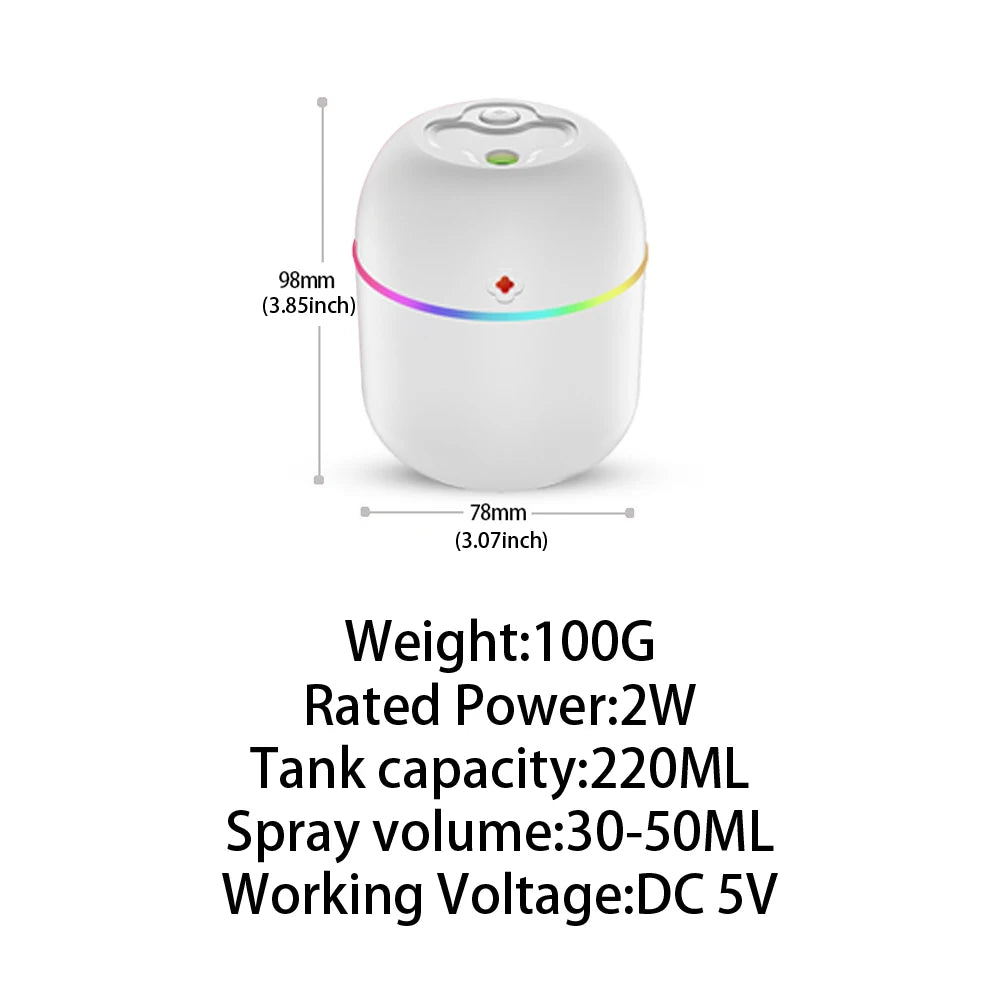 Portable Air Humidifier & Desktop Diffuser