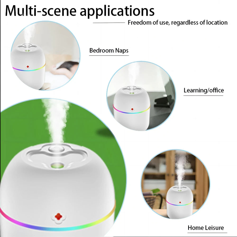Portable Air Humidifier & Desktop Diffuser
